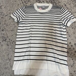 H&M Black and White Striped Sweater